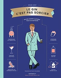 Le Gin C'est pas sorcier : Petites leçons illustrées pour les amateurs (Vins & Alcools) - Mickaël Guidot (2022)