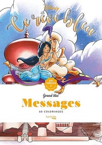 Grands blocs Disney Messages: 60 coloriages - Charlotte Mendes