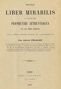 Nouveau Liber Mirabilis - Adrien Peladan (1871)