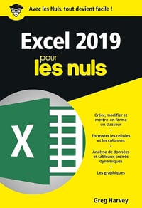 Greg Harvey - Excel 2019 Poche pour les Nuls