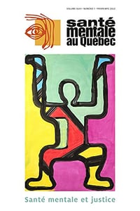 Santé mentale au Québec. Vol. 47 No. 1, Printemps 2022: Santé mentale et justice - Éric Latimer(2022)
