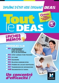 Tout le DEAS en fiches mémos - IFAS - Diplôme Etat Aide-Soignant 4è ed - Collectif (2020)