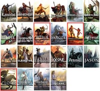 Héros de Légende - Série de 19 Tomes sur 22 - Claude Merle - 2009 à 2018