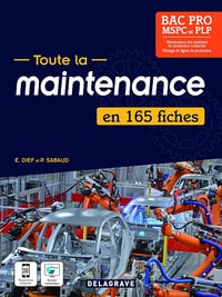 Toute la maintenance en 165 fiches - Eric Dief (2022)
