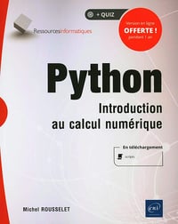 Python - Introduction au calcul numérique - Michel Rousselet (2020)