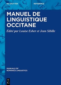 Manuel de linguistique occitane - Louise Esher, Jean Sibille (2024)