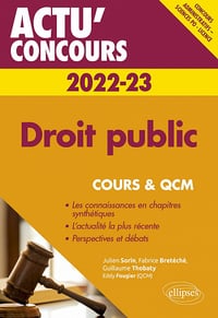 Droit public 2022-2023 - Cours et QCM - Julien Sorin