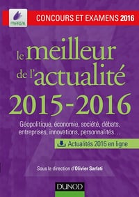 Le meilleur de l’actualité 2015-2016 : Concours et examens 2016