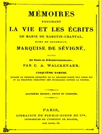 Mémoires touchant la vie et les écrits de Marie de Rabutin-Chantal, (5/6)