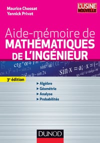 Aide-mémoire de mathématiques de l’ingénieur - 3ème édition