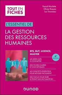 Pascal Moulette, Olivier Roques, Luc Tironneau - L'essentiel de la Gestion des ressources humaines - 4e éd. (2024)