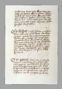 Du fait de cuisine - Maistre Chiquart
