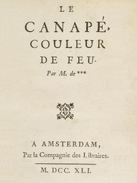 Le Canapé couleur de feu