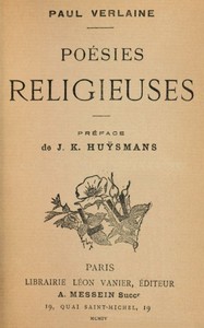 Poésies religieuses: Préface de J. K. Huÿsmans