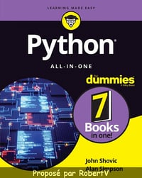 Python All-in-One For Dummies - 2019