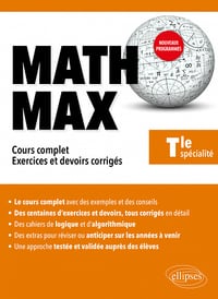 Math Max. Tle spécialité - Sébastien Krief-Détraz (2022)