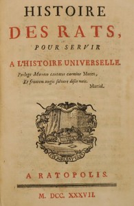 Histoire des rats, pour servir à l'histoire universelle