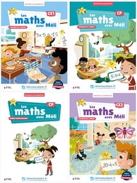 Les maths avec Méli (CP-CE1-CE2) - 4 Livres (2025)