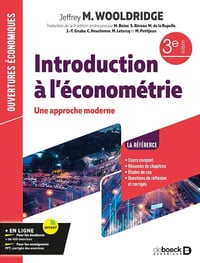 Jeffrey Wooldridge - Introduction à l'économétrie: Une approche moderne