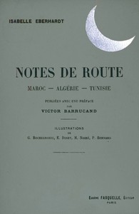 Notes de route : $b Maroc—Algérie—Tunisie