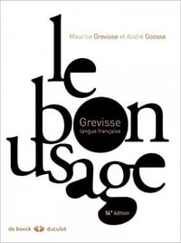 Le Grevisse, le bon usage : grammaire française