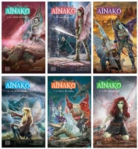 Aïnako - Aventure fantastique - Série 6 tomes - Ariane Charland - 2012 à 2014