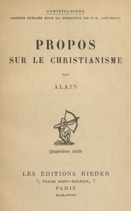 Propos sur le christianisme