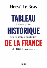 Tableau historique de la France : La formation des courants politiques de 1789 à nos jours - Hervé Le Bras (2022)
