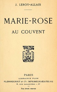 Marie-Rose au couvent