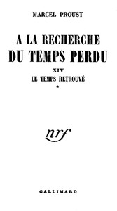 Le temps retrouvé Tome 1 (de 2) : $b À la recherche du temps perdu vol.VII