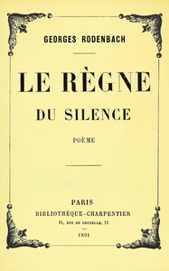 Le règne du silence : $b poème