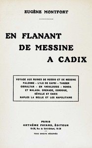 En flânant de Messine à Cadix