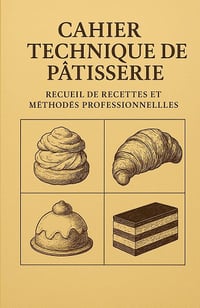 Kamal Ahboub - Cahier Technique de Pâtisserie: Recueil de Recettes et Méthodes Professionnelles (2025)