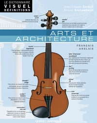 Le Dictionnaire Visuel Définitions - Arts et Architectures (Edition bilingue français-anglais) - Jean-Claude Corbeil