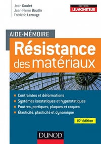 Aide-mémoire - Résistance des matériaux