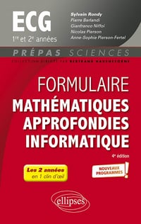 Formulaire Mathématiques approfondies informatique - Collectif (2022)
