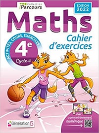 Cahier d'exercices iParcours maths 4e avec cours (édition 2022) - Katia Hache, Sébastien Hache (2022)