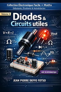 Jean Pierre Deffo Fotso - Collection Électronique Facile + Maths Débutants, Étudiants & Autodidactes, Volume 3 Diodes & Circuits utiles (2026)