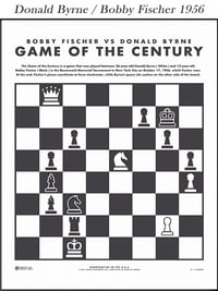 Livre d'échecs - Byrne contre Fischer 1956 - La partie du siècle - Regis Warisse