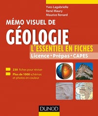 Mémo visuel de géologie - L’essentiel en fiches et en couleurs