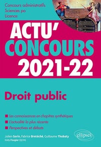 Droit public 2021-2022 - Cours et QCM - Julien Sorin (2020)
