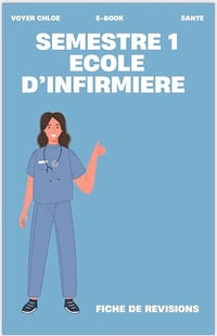 Chloë Voyer - Guide École d’infirmière : Plus de 50 fiches de révisions (2025)