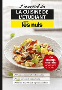 L'essentiel de la cuisine de l'étudiant pour les Nuls - Collectif