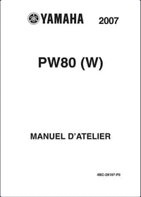 Manuel D'Atelier YAMAHA PW80 Type 4BC