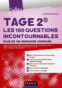 TAGE 2 : les 100 questions incontournables plus de 700 exercices