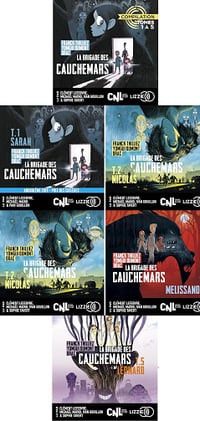 La Brigade des cauchemars - Compilation 1er cycle - Tomes 1 à 5 - Franck Thilliez, Yomgui Dumont, Drac 2024