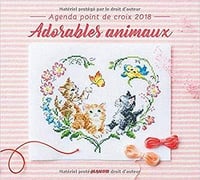 Agenda Point de Croix 2018: Adorables Animaux - Collectif (2018)