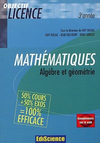 Mathématiques : Algèbre et géométrie 50% cours + 50% exo