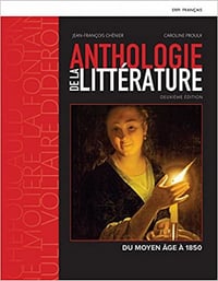 Anthologie de la littérature du Moyen Âge à 1850 -