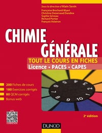 Chimie générale - Tout le cours en fiches : Licence, PACES, CAPES site compagnon